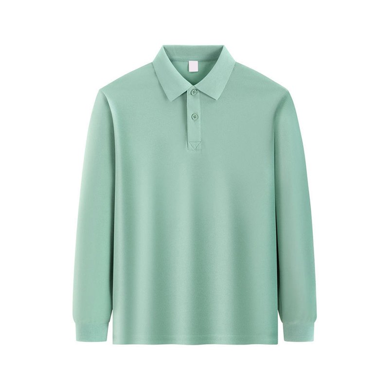 Girls Long Sleeve Interlock Polo School Uniform 6T-10Y Feminine Fit Moisture-Resistant​ Mint Green 8-9Y