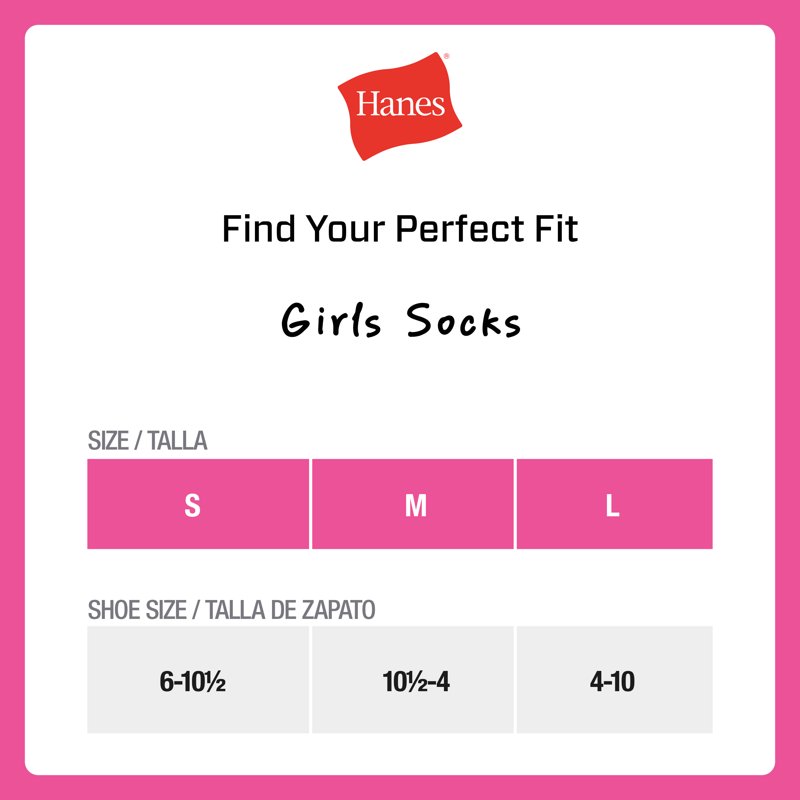 Girls No Show Socks Pack 20 Pairs Stay-Put Low-Cut Girls' Socks