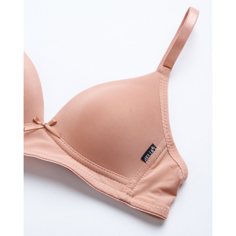 Girls' Training Bra - 4 Pack A-Cup Molded Wire-Free Microfiber Bralette (32A-36A)