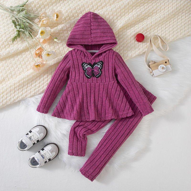 Gvdentm Baby Girl Clothes 3 Months Fall Winter Outfits Infant Girl Sweatshirt Top 6 9 12 18 24 Months 2T 3T Pants Set(Hot Pink 4-5 Years)