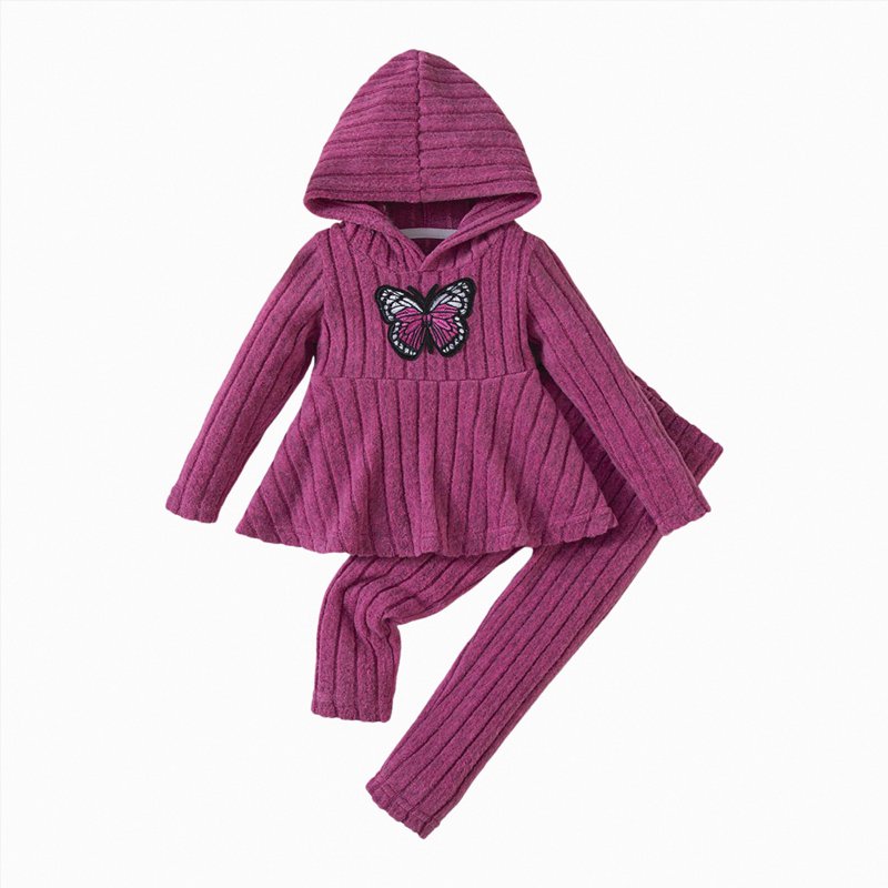 Gvdentm Baby Girl Clothes 3 Months Fall Winter Outfits Infant Girl Sweatshirt Top 6 9 12 18 24 Months 2T 3T Pants Set(Hot Pink 4-5 Years)