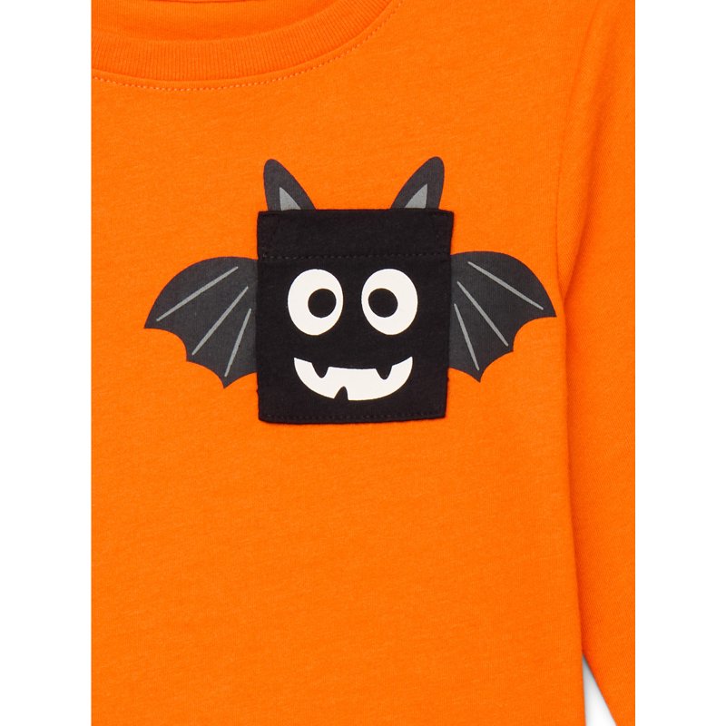 Halloween Toddler Front Pocket Graphic Tee From Way To Celebrate Sizes 12M-5T