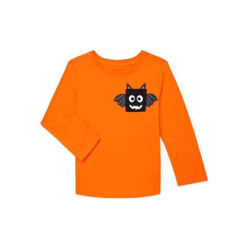 Halloween Toddler Front Pocket Graphic Tee from Way to Celebrate Sizes 12M-5T