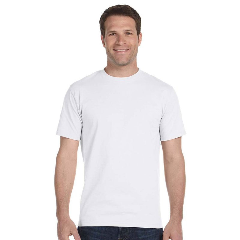 Hanes Men`s Beefy-T Adult Short-Sleeve T-Shirt 5180 3XL Lime (Pack of 4) (2 White / 2 Lime)