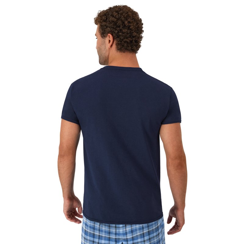 Hanes Men's Value Pack Assorted Pocket T-Shirt Undershirts 6 Pack
