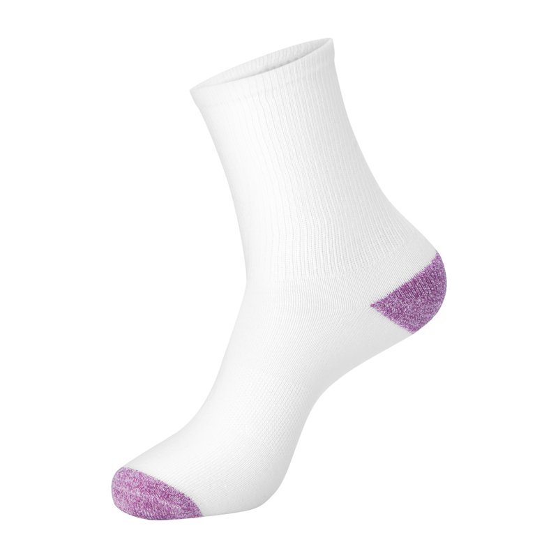 Hanes Sport Women's Crew Socks Moisture-Wicking 3 Pairs
