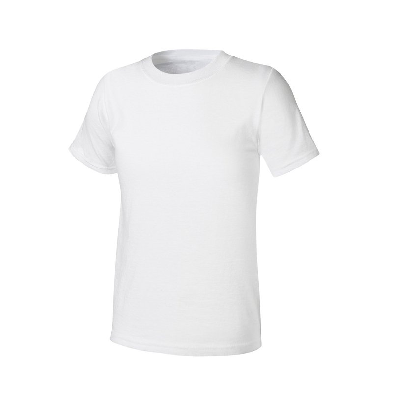 Hanes T Shirts 5 Pack Boys Short Sleeve Ultimate Lightweight 100% cotton TagFree