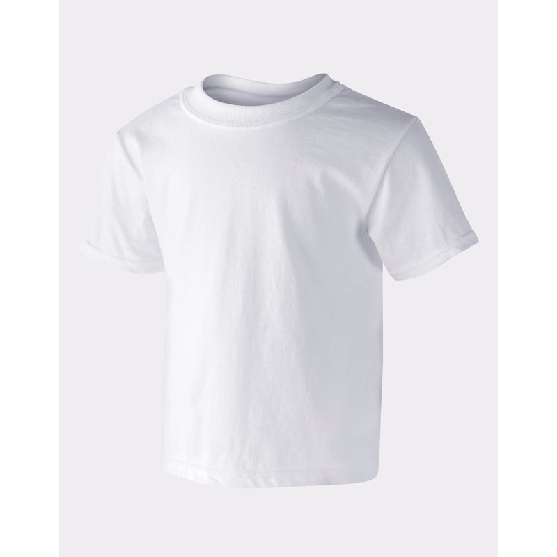 Hanes Toddler Boys Crewneck T-Shirt 3 Pack Undershirts ComfortSoft White 2T-4T