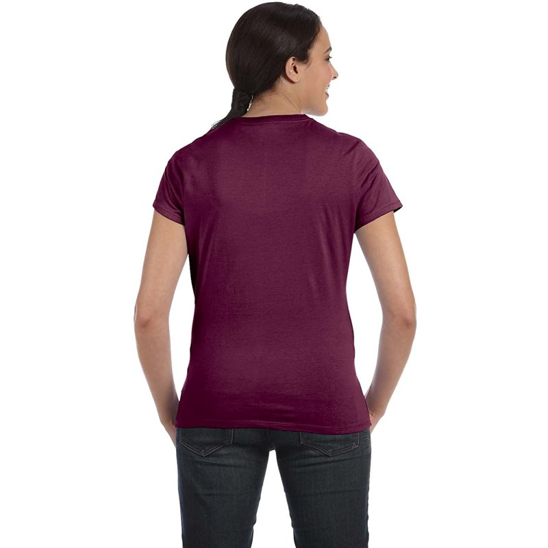 Hanes Women's Crew Neck Short Sleeve Nano T Shirt