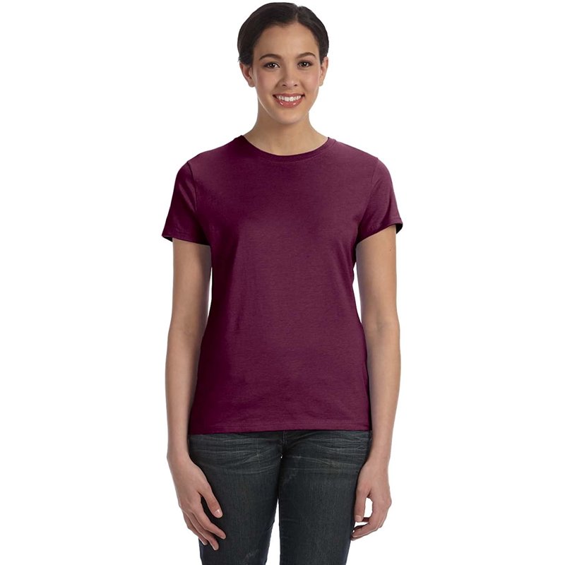 Hanes Women's Crew Neck Short Sleeve Nano T Shirt