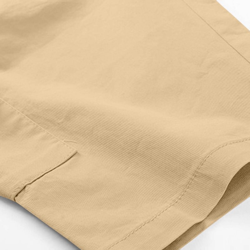 HAOTAGS Cargo Shorts For Teen Boy (4-15) Summer Shorts Elastic Wasit Summer Lightweight Outerwear Shorts Khaki Size 5 Years