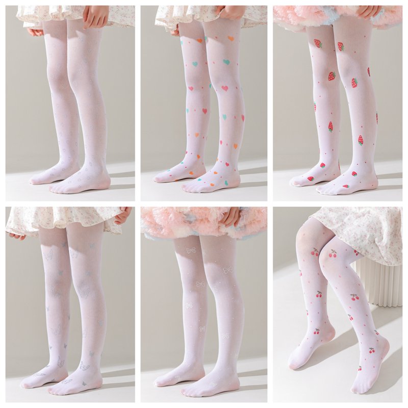 HAWEE Girls Mesh Tights Thin Hollowed Summer Fashion Toddler Footed Legging Pantyhose 6 Pack 3-12T
