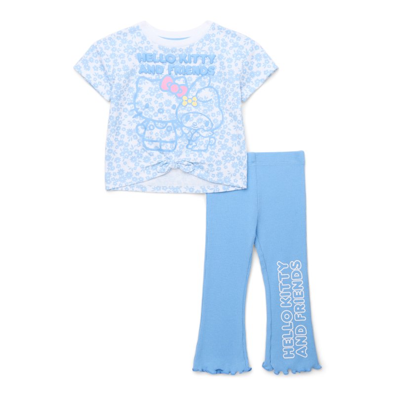Hello Kitty And Friends Toddler Girls Tee And Flare Leggings Set 2-Piece Sizes 12M-5T