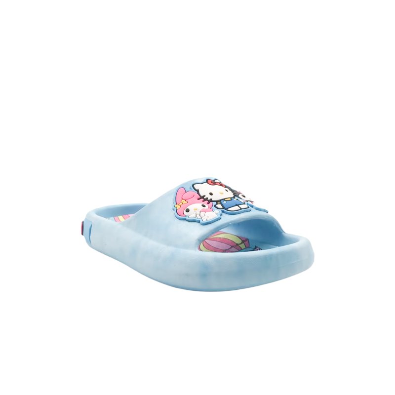 Hello Kitty Youth Girls Light Blue Cloud Comfort Slide