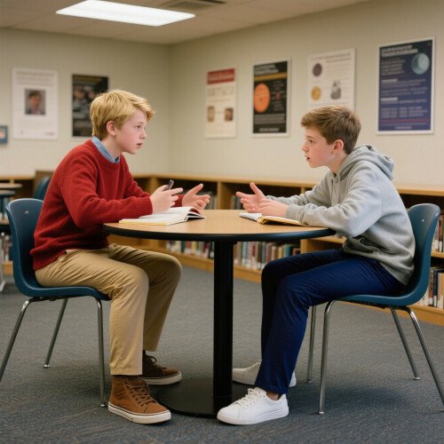 HILEELANG 2PC Big Boys Girls School Uniform Pants Khaki Navy Blue Kids Wrinkle-Free Dress Slacks Elastic Back Waist Classic Fit Pull-On Trousers For Students 9-10Years