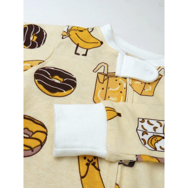 Honest Baby Clothing Organic Cotton Boy/Girl Long Sleeve Snug-Fit Footed Pajamas (12 - 24 Months)