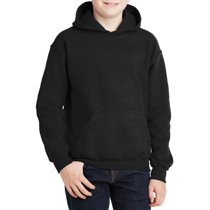 Hoodies for Kids Hoody for Boy Teen Girls Hoody Black Youth Hoodie Kid Pullover Hooded Sweatshirt Size 6-8 10-12 14-16 18-20 - S M L XL - Age 6 to 20 Years Old
