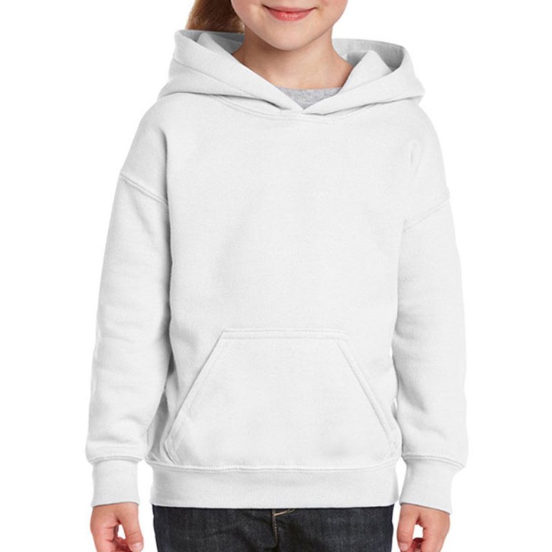 Hoodies For Kids Hoody For Girl Boy Teenagers White Hoody Youth Hoodie Kid Pullover Hooded Sweatshirt Size 6-8 10-12 14-16 18-20 - S M L XL - Age 6 To 20 Years Old