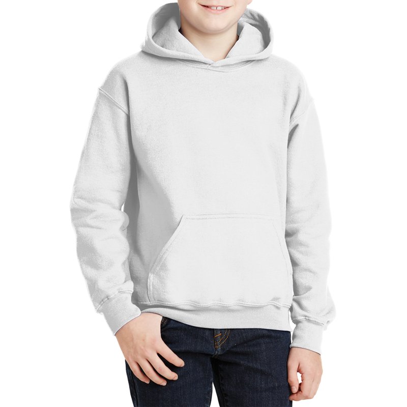 Hoodies for Kids Hoody for Girl Boy Teenagers White Hoody Youth Hoodie Kid Pullover Hooded Sweatshirt Size 6-8 10-12 14-16 18-20 - S M L XL - Age 6 to 20 Years Old