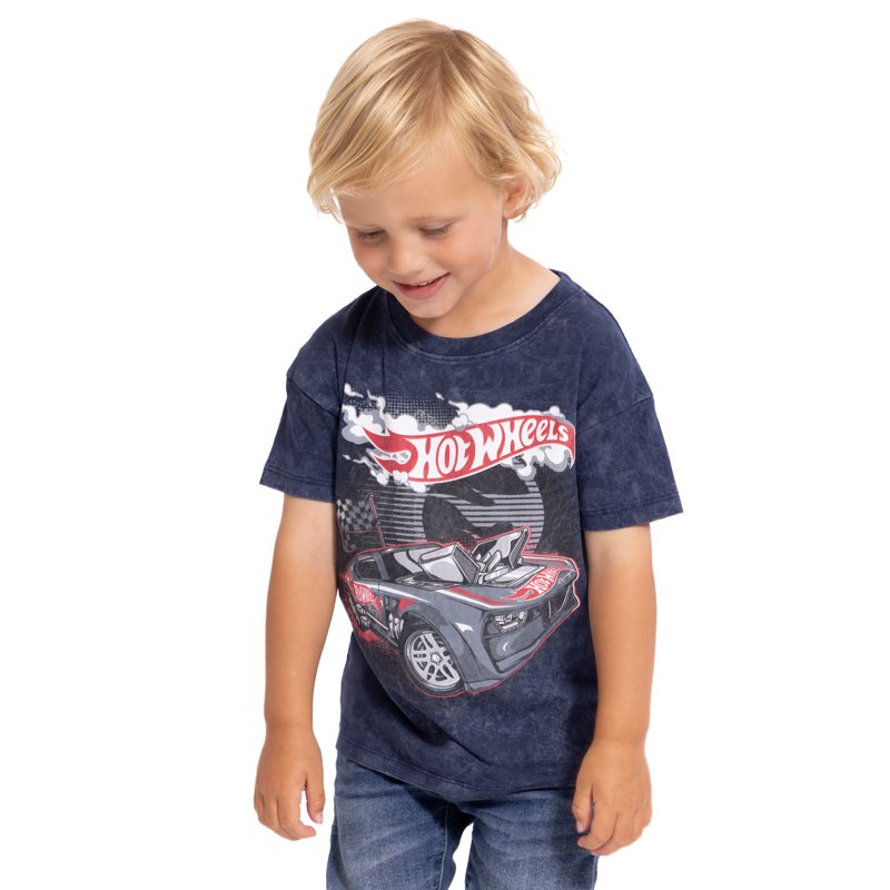 Hot Wheels Toddlers' Graphic Tee With Short Sleeves Sizes 12M-5T