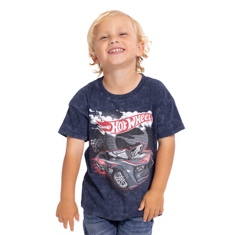 Hot Wheels Toddlers' Graphic Tee with Short Sleeves Sizes 12M-5T