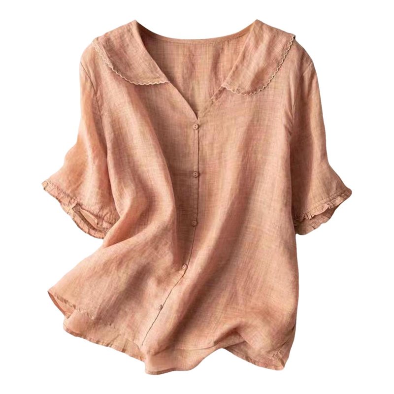 HYwys Women s Casual Thin Shirts Solid Color College Style Tops Comfortable Casual Elegan Fashionable Women s T Shirts HYwys Women s Casual Thin Shirts Solid Color College Style Tops Comfortable Casual Elegan Fashionable Women s T Shirts