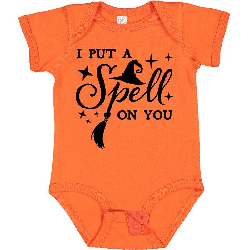 Inktastic I Put A Spell On You Halloween Magic Boys Or Girls Baby Bodysuit