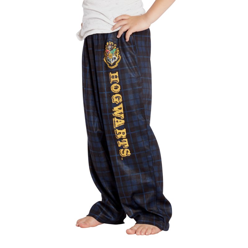 Intimo Harry Potter Boys' Hogwarts Houses Plaid Lounge Sleep Pajama Pants - Gryffindor Slytherin Hufflepuff Ravenclaw