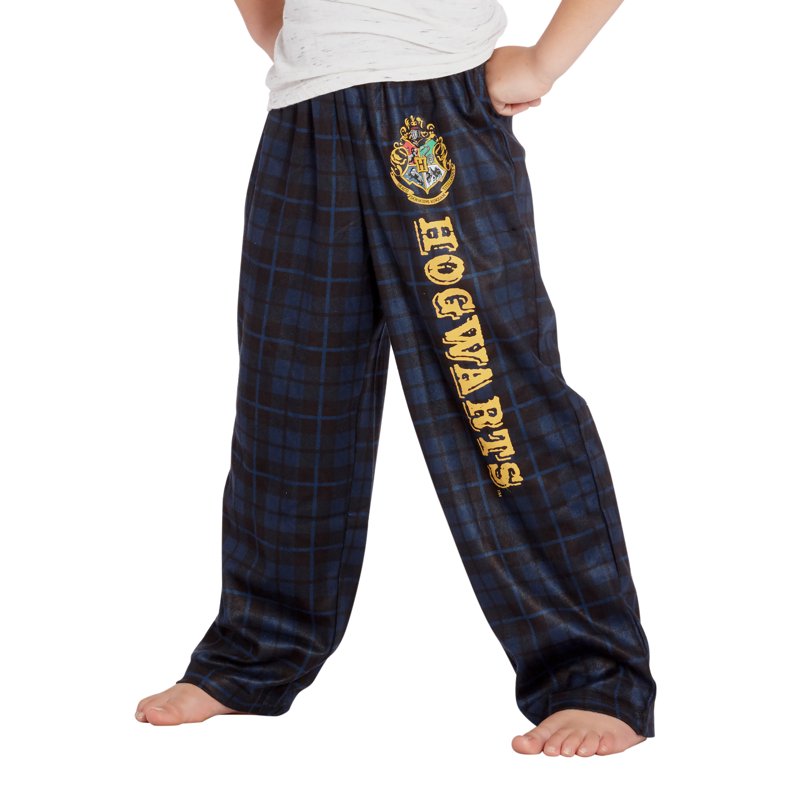 Intimo Harry Potter Boys' Hogwarts Houses Plaid Lounge Sleep Pajama Pants - Gryffindor Slytherin Hufflepuff Ravenclaw