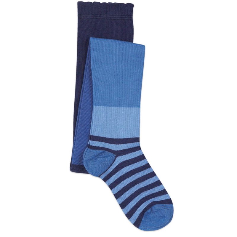 Jefferies Socks Girls Fashion Wide Stripe Tights 1 Pair Pack