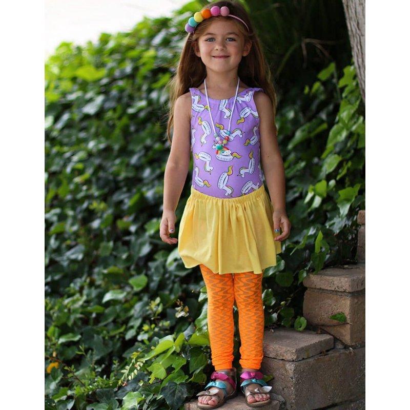 Jefferies Socks Girls Neon Wave Footless Tights 1 Pair Pack