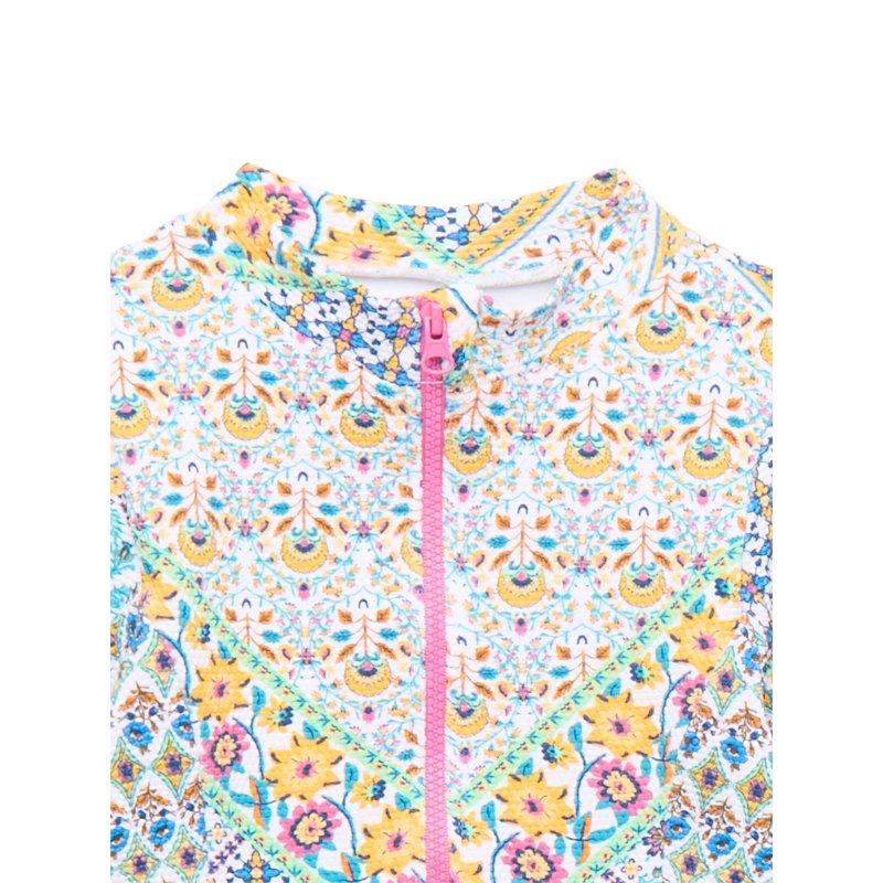 Jessica Simpson Girls Long Sleeve Swimsuit 1-Piece Sizes XS-XL