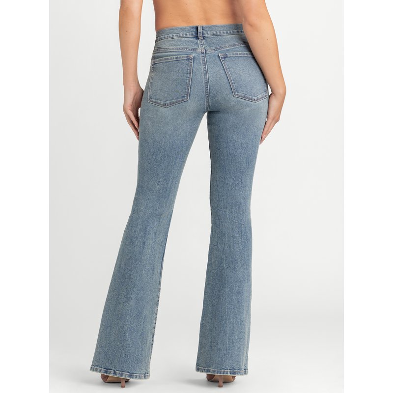 Jessica Simpson Women's And Women's Plus Daisy Fitted Flare Jeans Sizes 2-26W