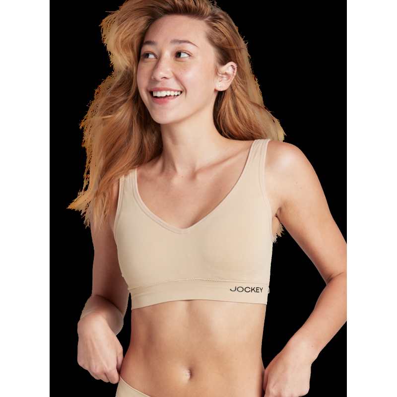 Jockey® Essentials Women's Seamfree® Eco Back Smoothing Bralette Sizes Small-3XL