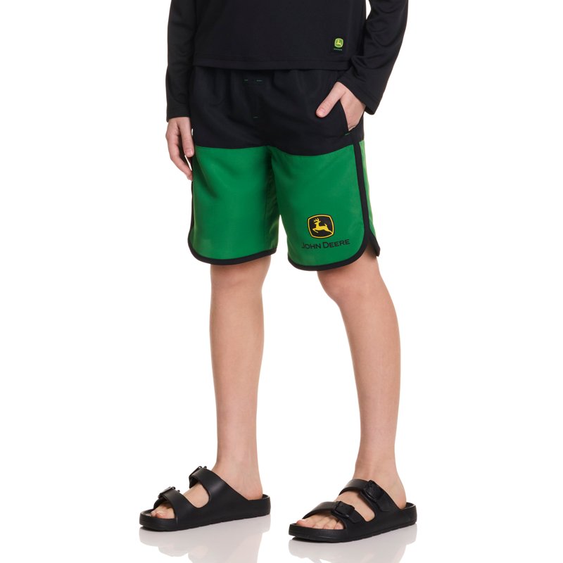 John Deere Boys Colorblock Boardshort Swim Trunk