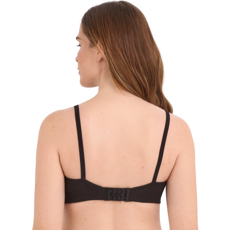 Joyspun Women's 2-Pack Maternity Ribbed Cotton Nursing Bralette Sizes S-XXXL