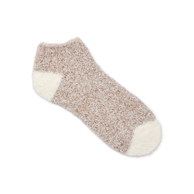 Joyspun Women's Double Layer Low Cut Lounge Socks 3-Pack Fits Shoe Sizes 4-10