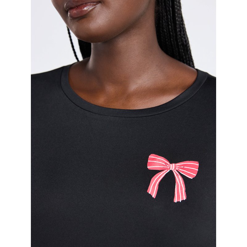 Joyspun Women's Dreamy Soft Collection Long Sleeve Sleep Top And Joggers Pajamas Set 2-Piece Sizes XS-3X