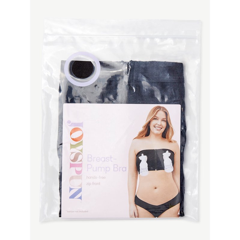 Joyspun Women's Maternity Hands-Free Nursing Pumping Bandeau Bra Sizes S To XXXL