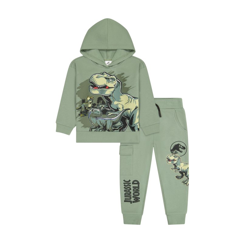 Jurassic World Toddler Boys Graphic Hoodie And Jogger Pants Set 2-Piece Sizes 12M-5T
