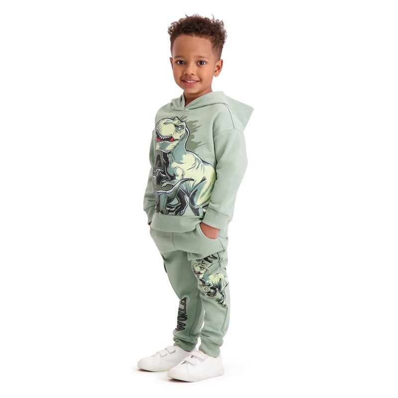 Jurassic World Toddler Boys Graphic Hoodie and Jogger Pants Set 2-Piece Sizes 12M-5T