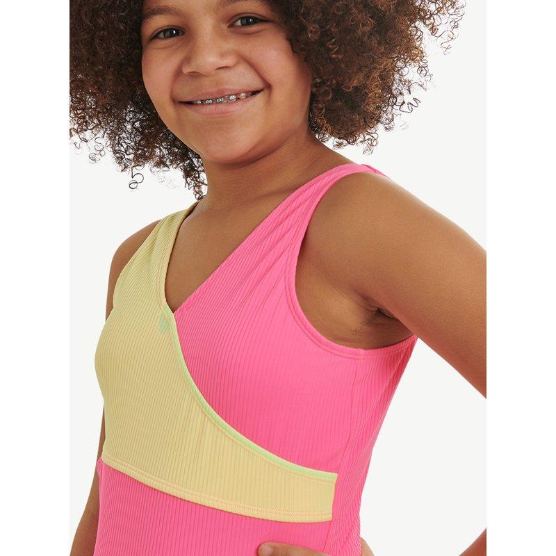 Justice Girls Color Blocked Crossbody One-Piece Sizes 5-18