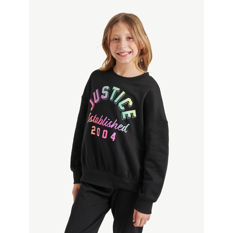 Justice Girls EDF Crew Sizes XS - XLP