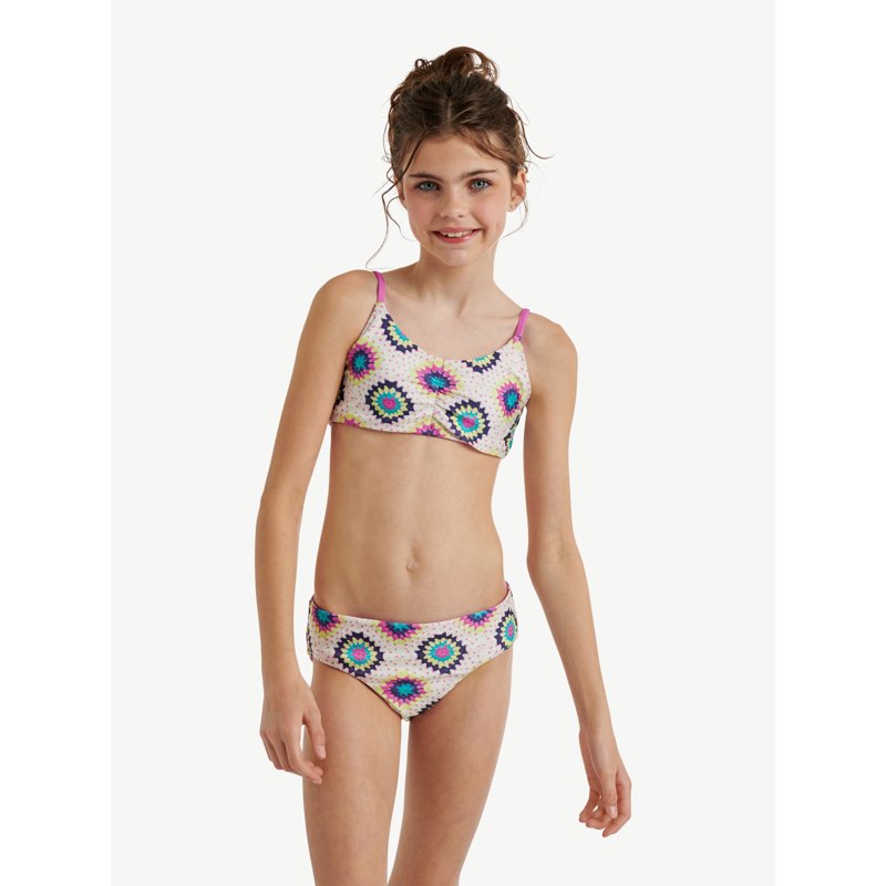Justice Girls Reversible Bikini Swimsuit 2 Piece Sizes XS-XL