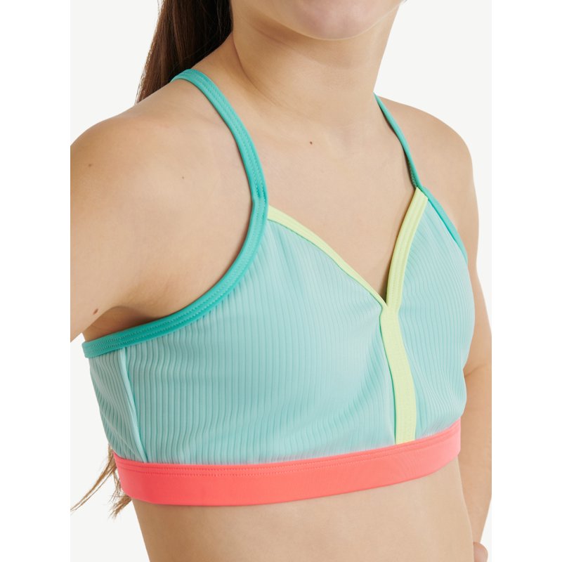 Justice Girls Two-Piece Bikini With Cross Back Straps Sizes 5-18