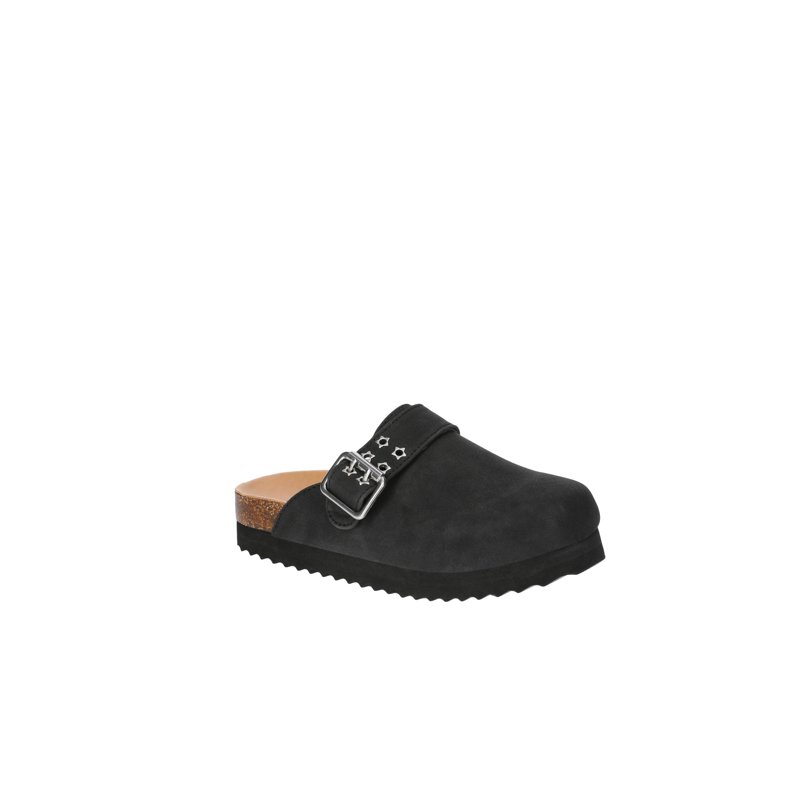 Justice Little and Big Girls' Star Buckle Platform Clogs