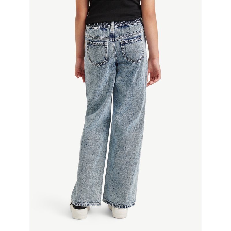 Justice X Snoopy Girls Wide Leg Jean Sizes 6-18 Slim & Plus