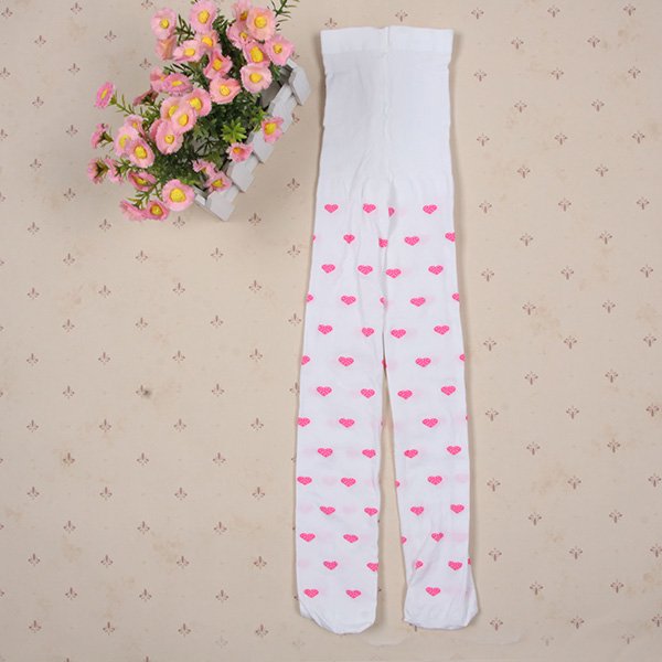 Kacakid Baby Girls Soft Warm Love Heart Pantyhose Long Socks Tights