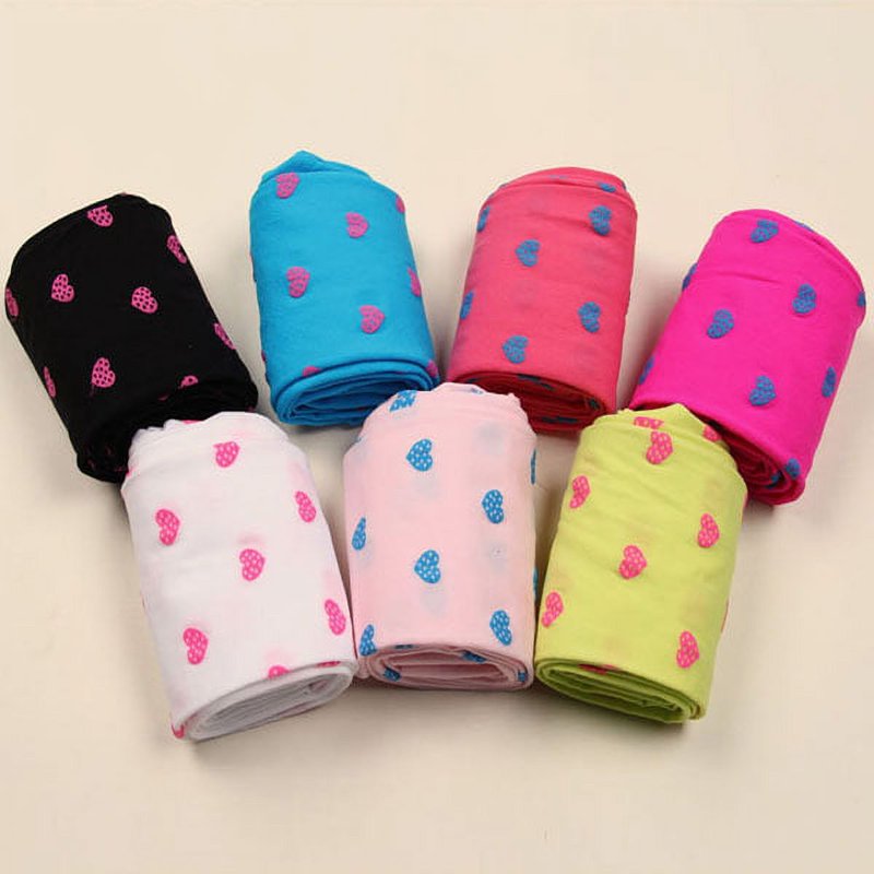 Kacakid Baby Girls Soft Warm Love Heart Pantyhose Long Socks Tights