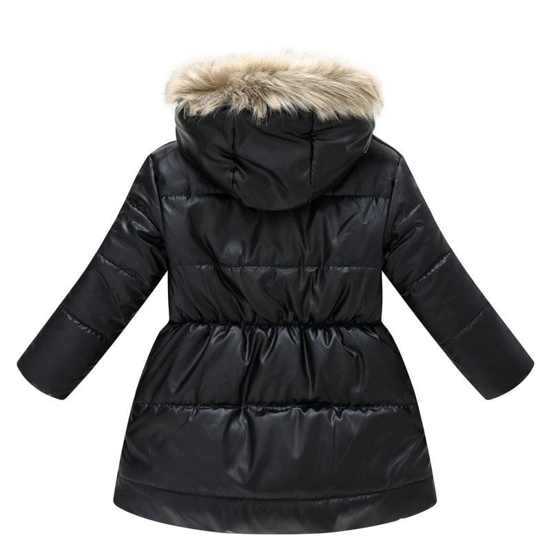 Ketyyh-chn99 Toddler Winter Jacket Winter Coat Girls Hooded Puffer Jacket For Girls Boys Packable Warm Coat Outerwear For Kids Winter For 6-7 Years Black